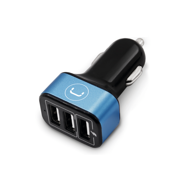 TRIPLE PORT USB CAR CHARGER | 6.0A PW5022BK For Sale in Trinidad